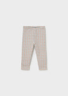 Brown Dot Flare Leggings