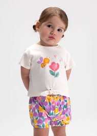 Flower Short Outfit