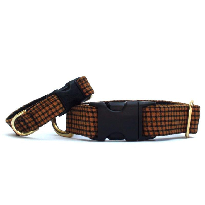 Goldenrod Check Collar