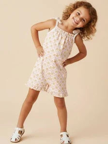 Pop Floral Ruffle Romper