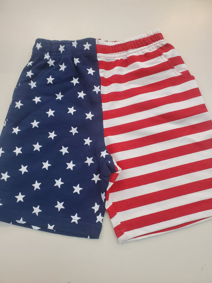 Stars and Stripes French Terry Shorts
