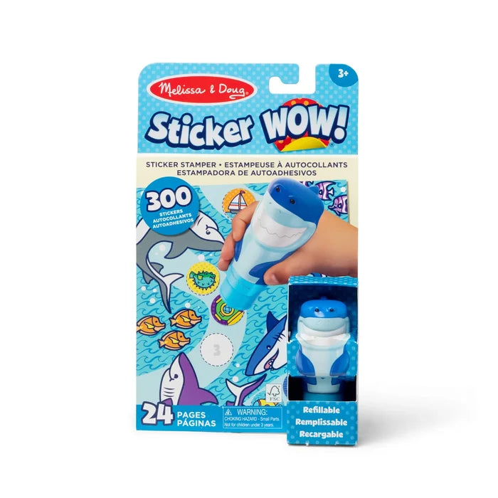 Sticker Wow! Shark Activity Sticker Pad & Stamper
