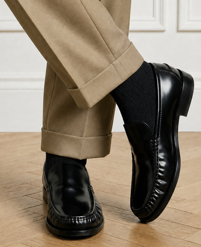 12-pack Originals Fine Rib Socks Black