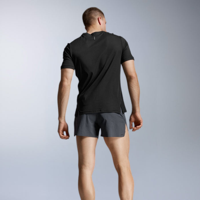 2XU Aero Trail Tee | Black / Black Reflective | Mens