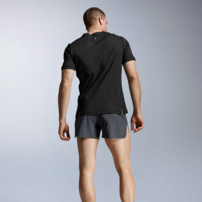 2XU Aero Trail Tee | Black / Black Reflective | Mens