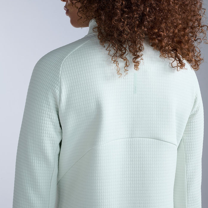 2XU Ignition Hyper-Haptic 1/4 Zip Fleece | Mint Dust / Reflective | Womens
