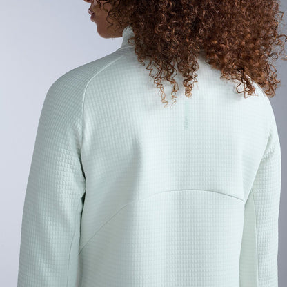 2XU Ignition Hyper-Haptic 1/4 Zip Fleece | Mint Dust / Reflective | Womens