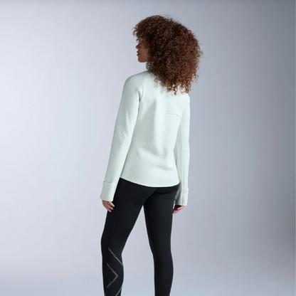 2XU Ignition Hyper-Haptic 1/4 Zip Fleece | Mint Dust / Reflective | Womens