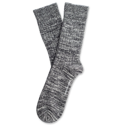3-pack Relax Heavy Rib Supermelange Navy/Grey/Black - Democratique Socks