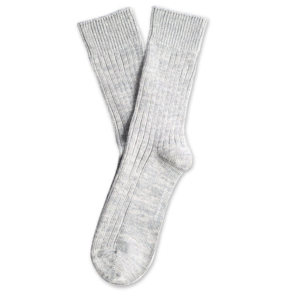 3-pack Relax Heavy Rib Supermelange Navy/Grey/Black - Democratique Socks