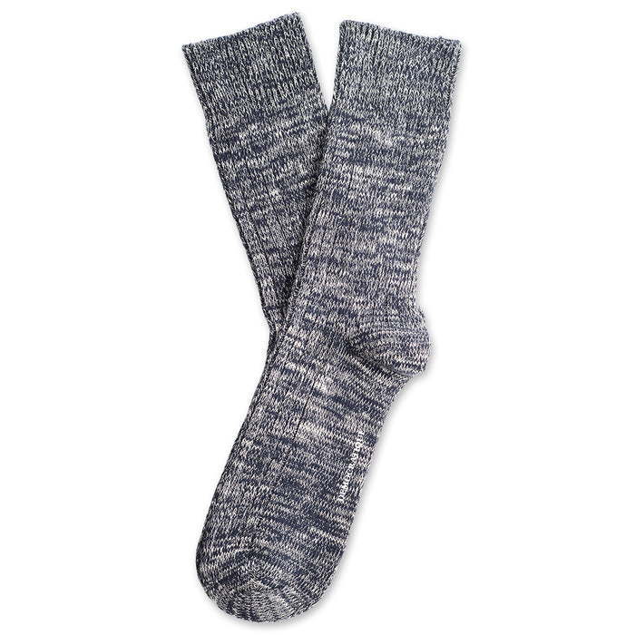 3-pack Relax Heavy Rib Supermelange Navy/Grey/Black - Democratique Socks