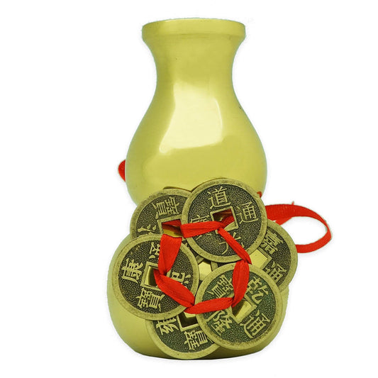 4" Supreme Wu Lou w/ 6 Emperor Coins