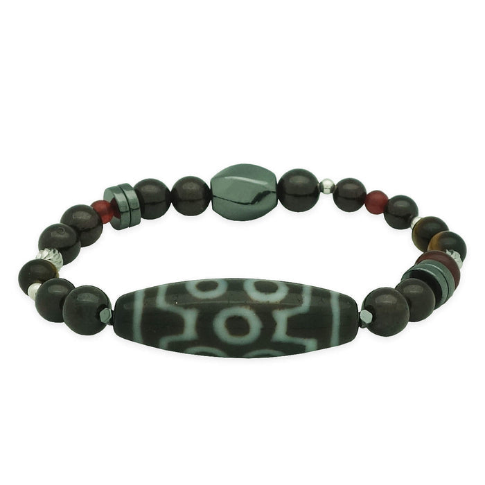 7 Eye Dzi Bracelet for 7 Happiness
