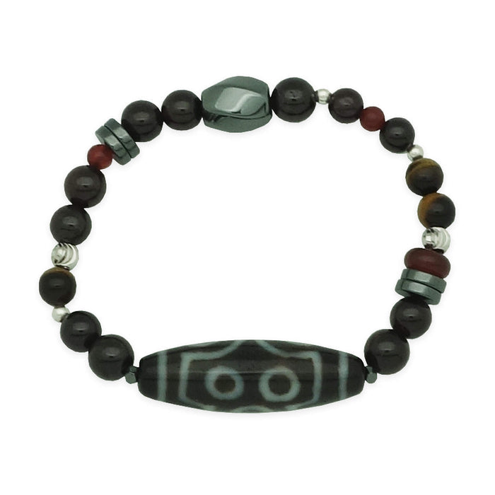7 Eye Dzi Bracelet for 7 Happiness