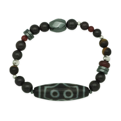 7 Eye Dzi Bracelet for 7 Happiness