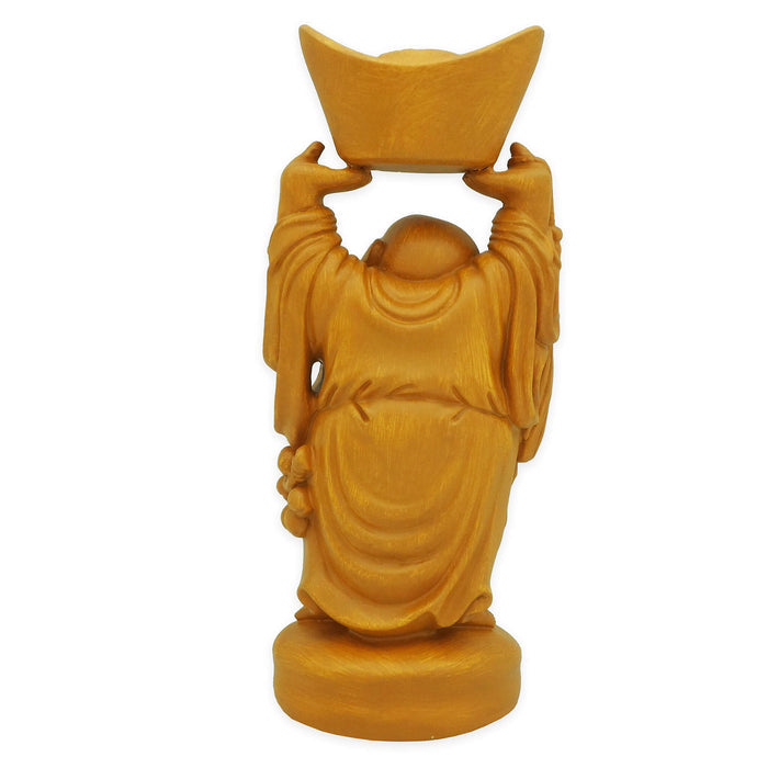 7" Laughing Buddha Elevating Big Ingot (L)