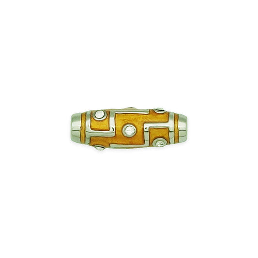 9 Eye Dzi - Inspired Stainless Steel