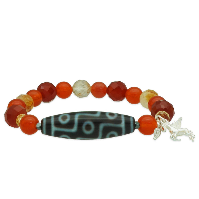 9 Eyes Dzi Rapid Breakthrough Period 9 Bracelet