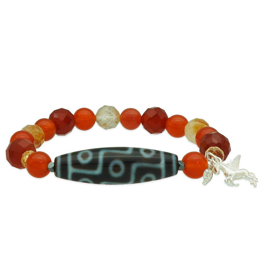 9 Eyes Dzi Rapid Breakthrough Period 9 Bracelet