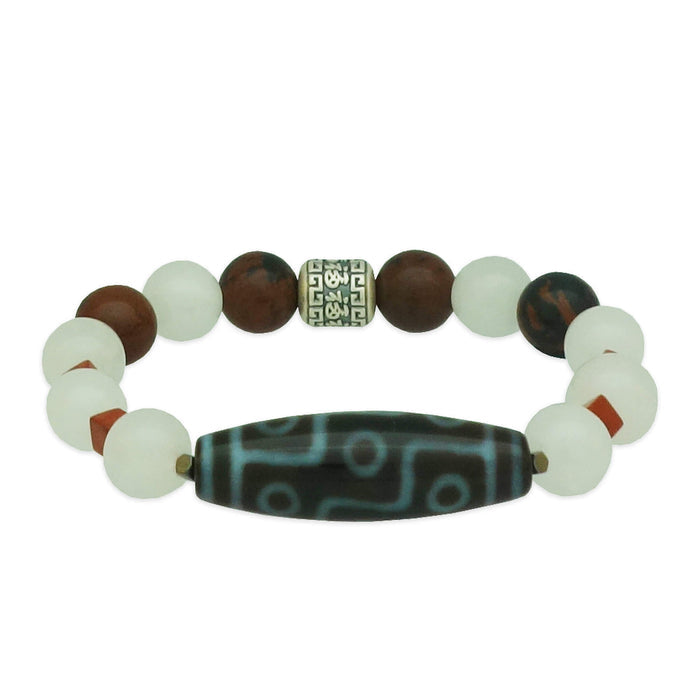 9 Eyes Dzi Supreme Success Period 9 Bracelet