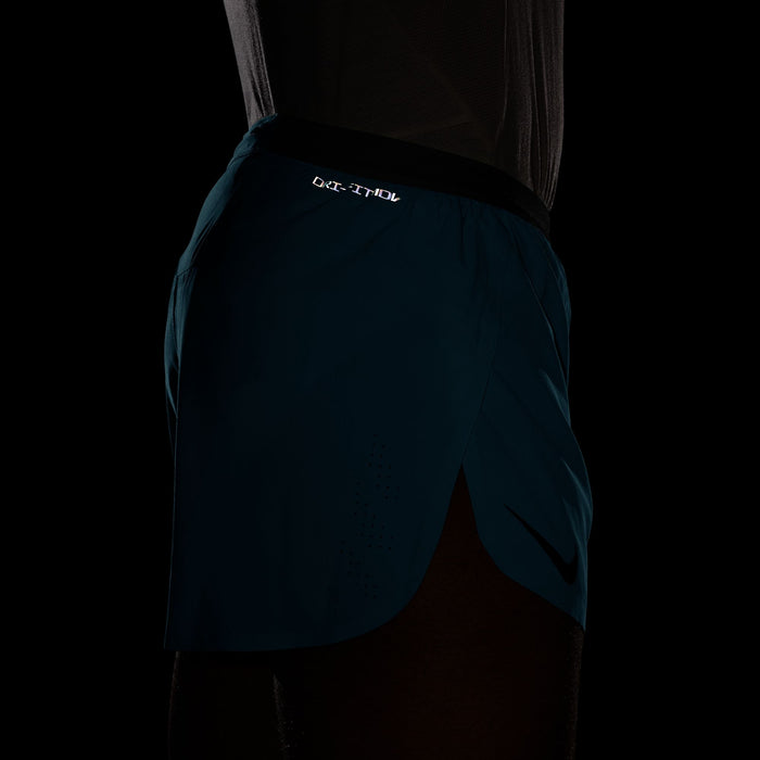 Nike AeroSwift 4" Shorts | Lt Current Blue / Black | Mens