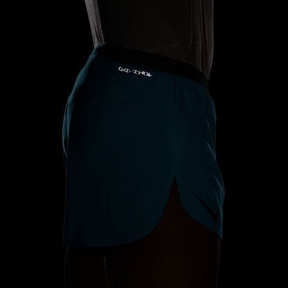 Nike AeroSwift 4" Shorts | Lt Current Blue / Black | Mens