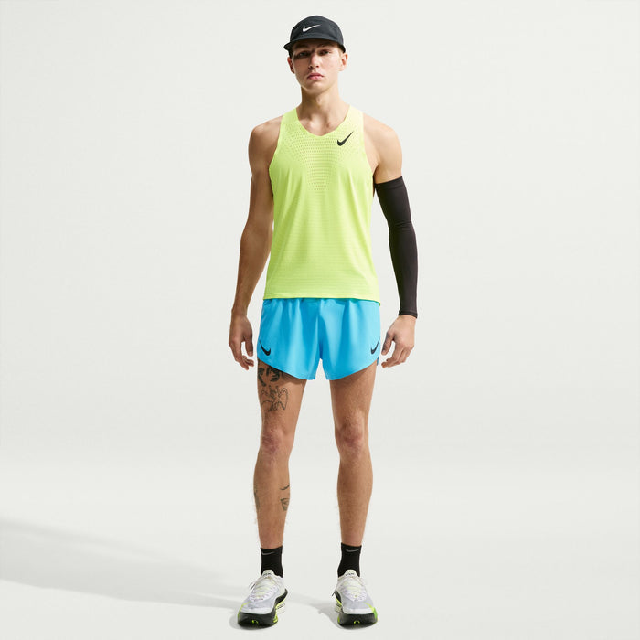 Nike AeroSwift 4" Shorts | Lt Current Blue / Black | Mens