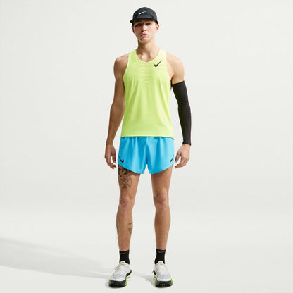 Nike AeroSwift 4" Shorts | Lt Current Blue / Black | Mens