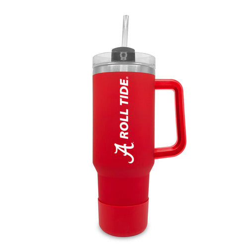 Alabama Crimson Tide 40oz Stainless Tumbler w/Removable Straw
