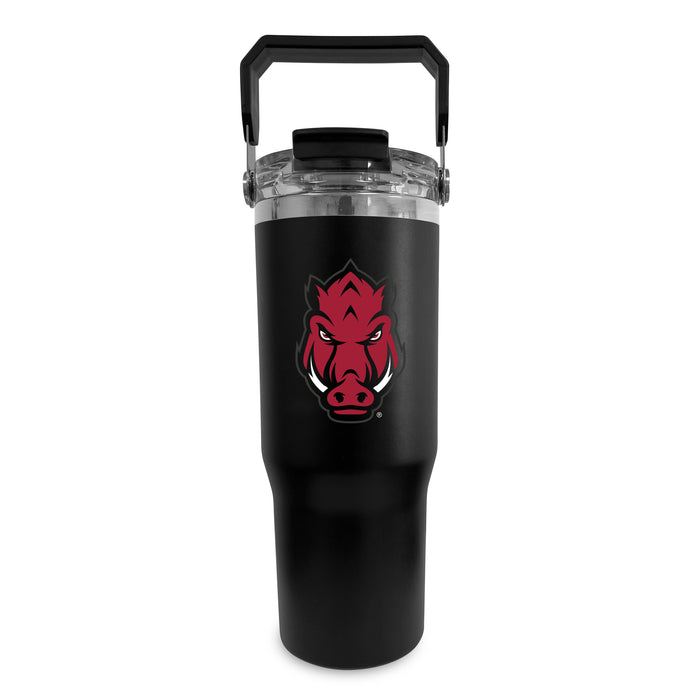 Arkansas Razorbacks 32oz Stainless Bucket Handle Tumbler