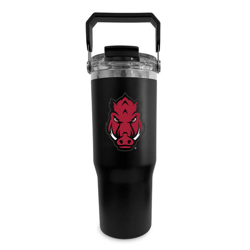 Arkansas Razorbacks 32oz Stainless Bucket Handle Tumbler