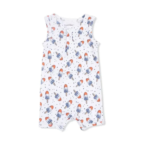 Astro Pop Henley Shortie Romper