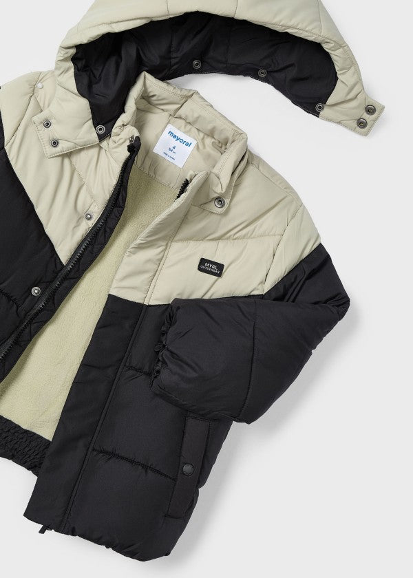 Bicolor Puffer Jacket