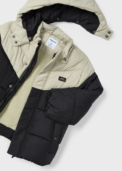 Bicolor Puffer Jacket