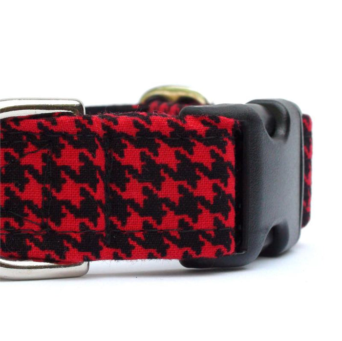 Black & Red Houndstooth Collar