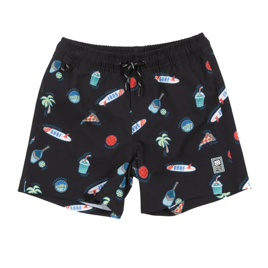 Black Surf Trunks