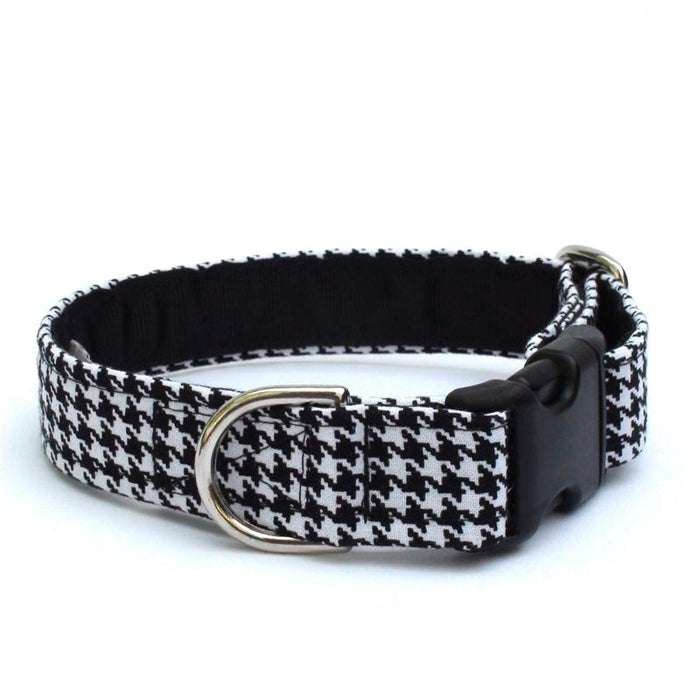 Black & White Houndstooth Collar
