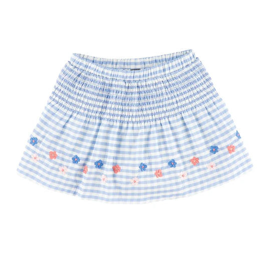 Blue Stripe Skort