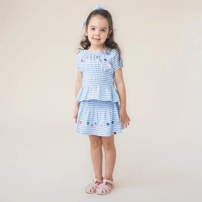 Blue Stripe Top