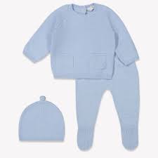 Blue Sweater Set + Hat