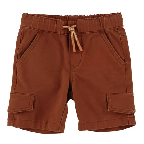 Brown Denim Shorts