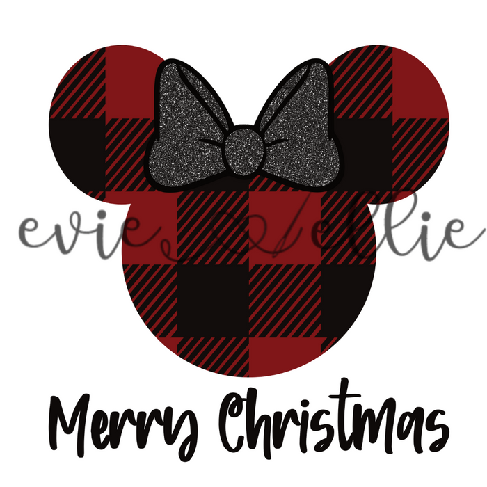 Buffalo Plaid Bow Ears Sub