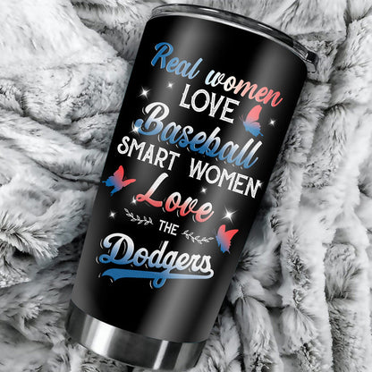 Butterfly Baseball Stainless Steel Tumbler - LADG