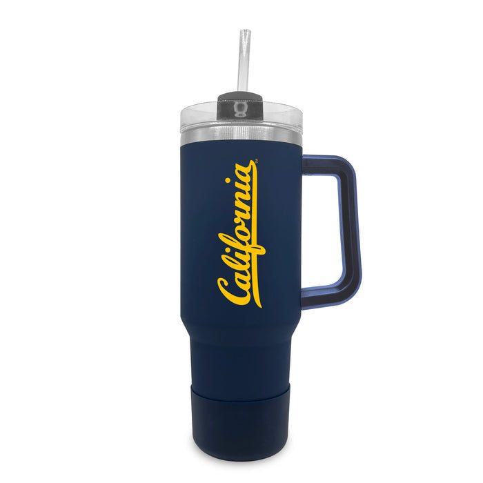 California Bears 40oz Stainless Tumbler w/Removable Straw