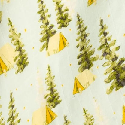 Camping Bamboo Muslin Swaddle Blanket