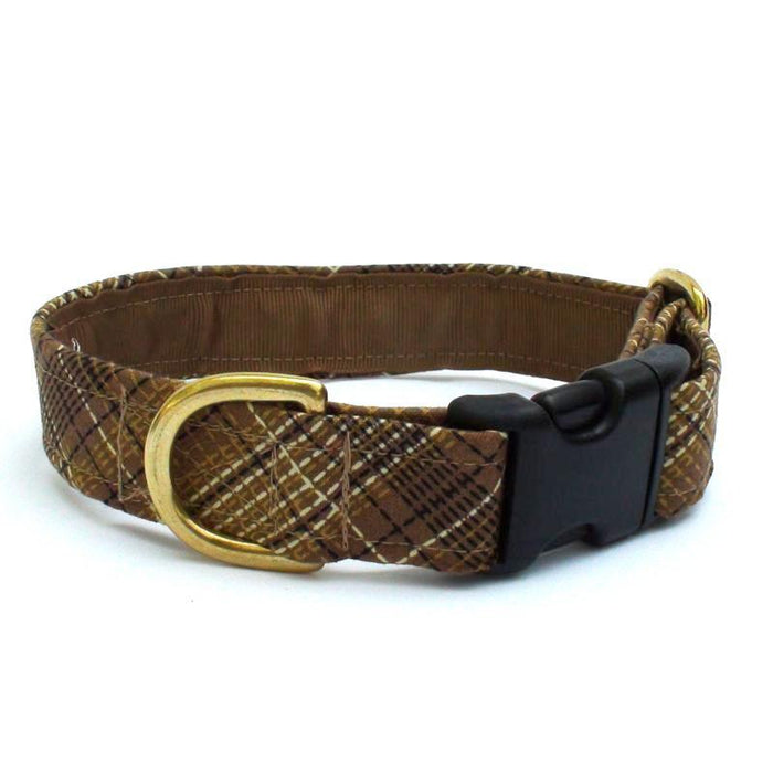 Caramel Plaid Collar