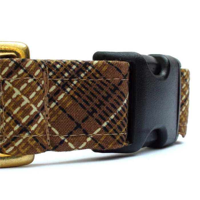 Caramel Plaid Collar