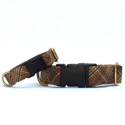 Caramel Plaid Collar