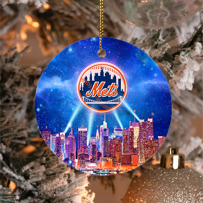 Ceramic Ornament - City Skyline NYM