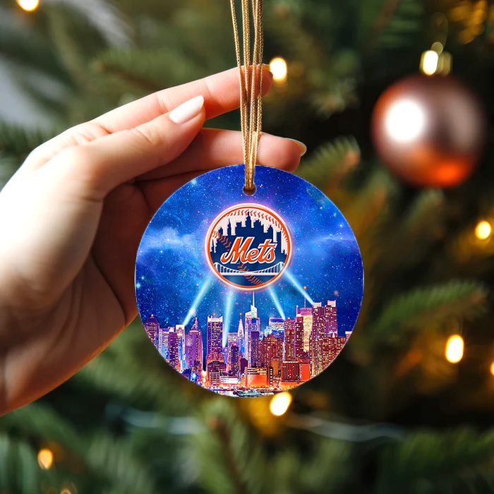 Ceramic Ornament - City Skyline NYM